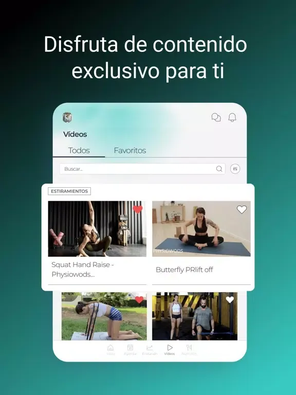 Capturas de pantalla de PhysioWods iPad 