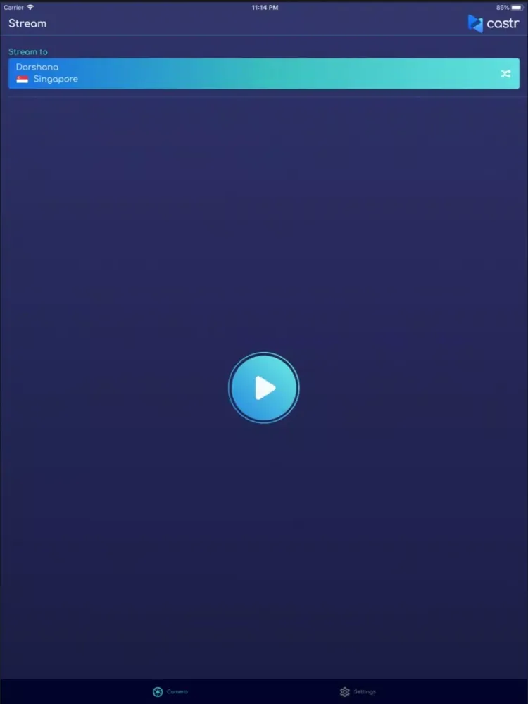 Screenshot di Castr - Live Streaming iPad 