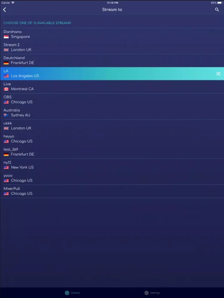 Screenshot di Castr - Live Streaming iPad 