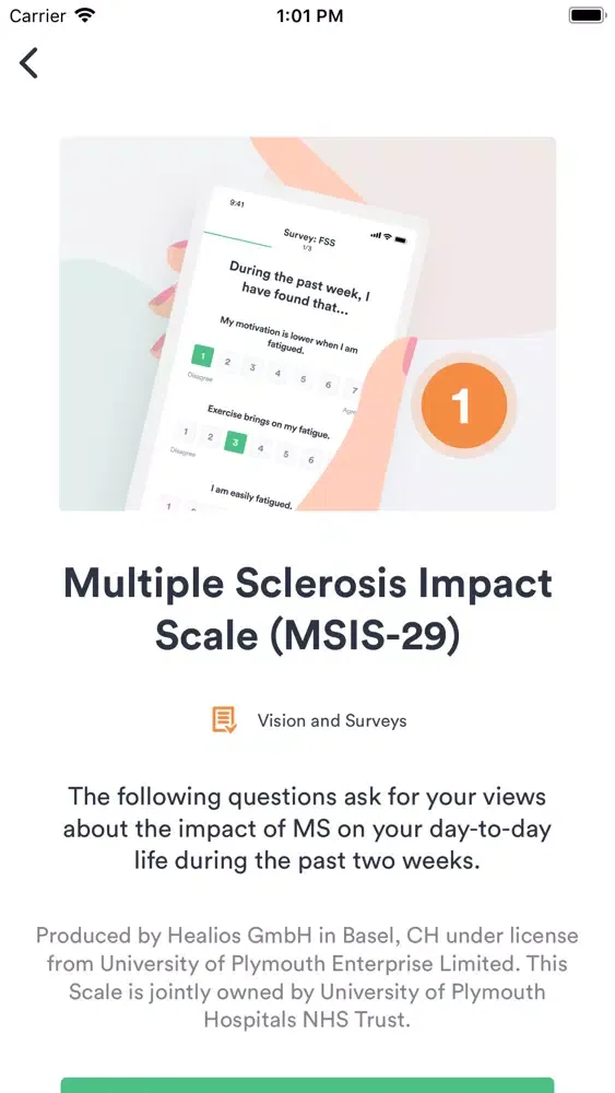 Captures d'écran de dreams Multiple Sclerosis