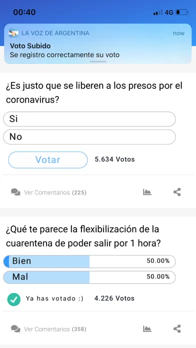 Скриншоты La voz de Argentina