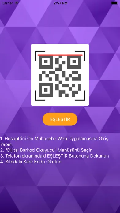 ภาพหน้าจอของ Hesapcini Dijital Barkod App
