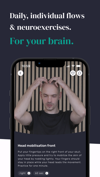 Ảnh chụp màn hình của heyvie: migraine coach