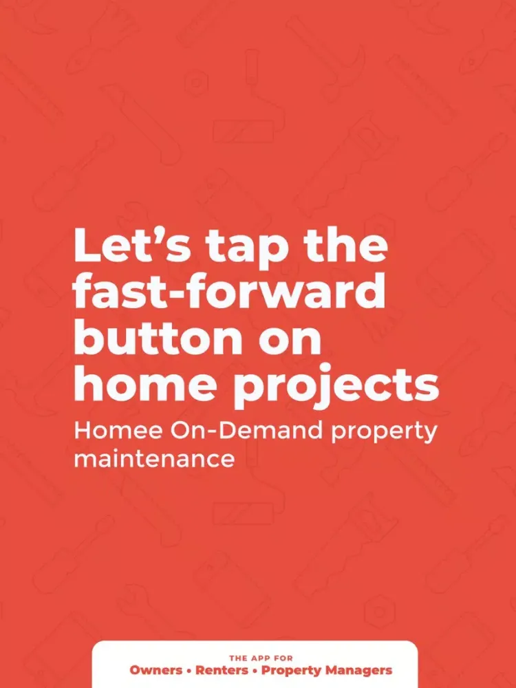 Tangkapan skrin HOMEE: Handyman, Plumber, HVAC iPad 