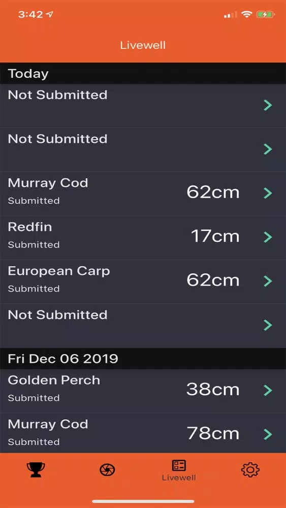 Zrzuty ekranu HOOK'D Fishing Tournaments