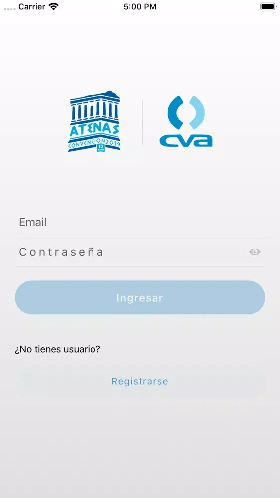 Convención Atenas CVA Ekran Görüntüleri
