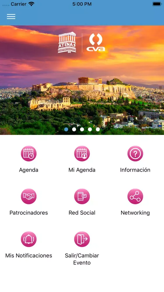 Convención Atenas CVA Ekran Görüntüleri
