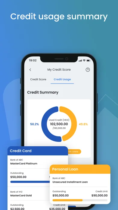 Zrzuty ekranu MoneyHero: Credit Score & More