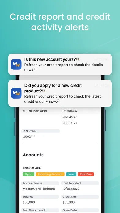Zrzuty ekranu MoneyHero: Credit Score & More