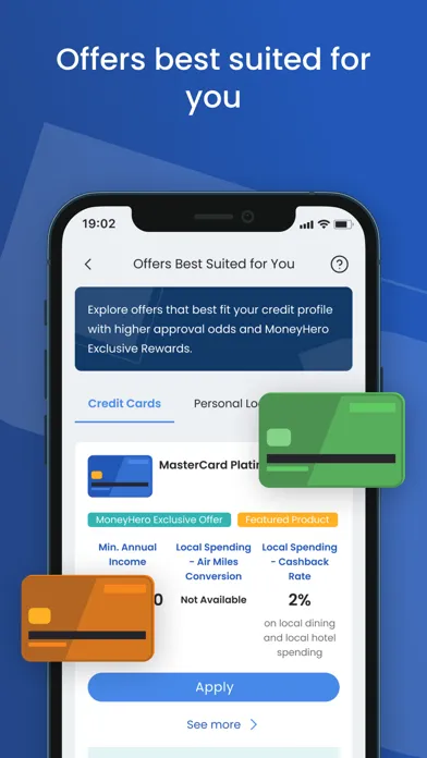 Zrzuty ekranu MoneyHero: Credit Score & More