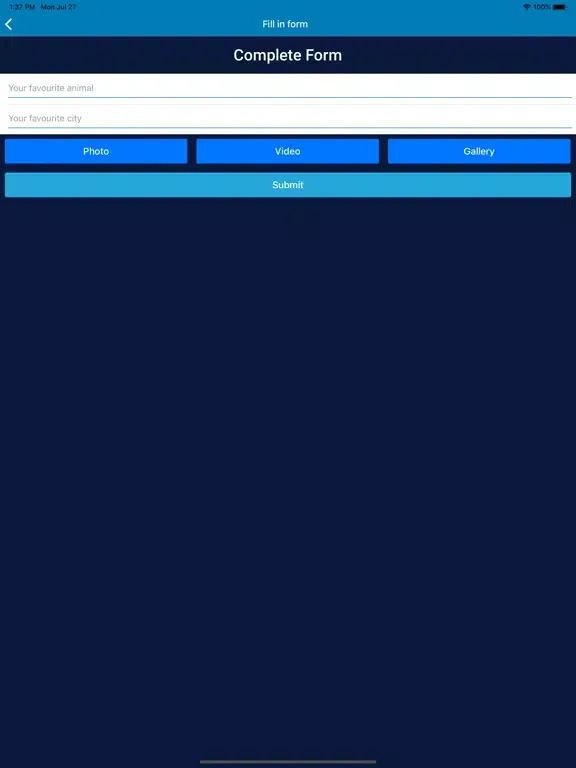 Capturas de pantalla de WAY Office App iPad 