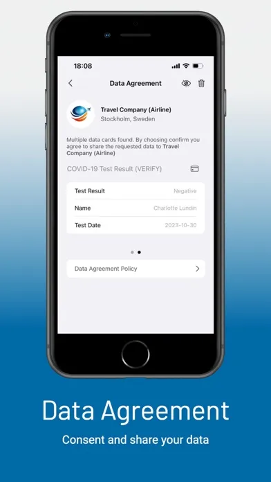 Tangkapan layar Data Wallet