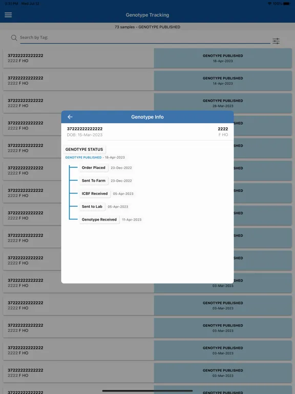 ICBF HerdPlus iPad スクリーンショット