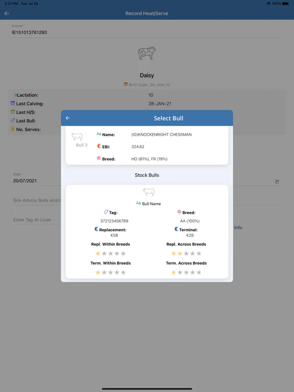 ICBF HerdPlus iPad スクリーンショット