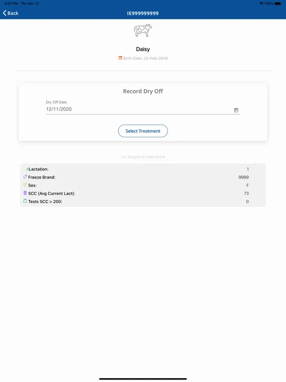 ICBF HerdPlus iPad スクリーンショット
