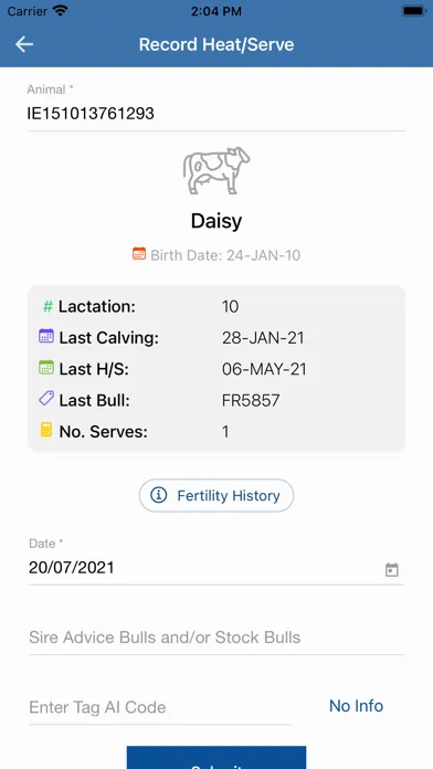 ICBF HerdPlus スクリーンショット