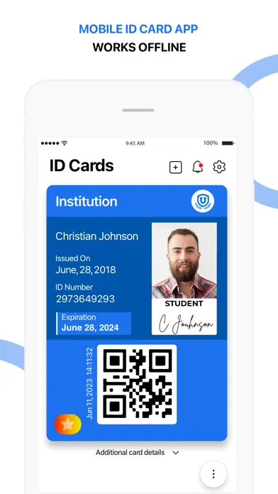 ID123 Digital ID Card App سکرین شاٹس
