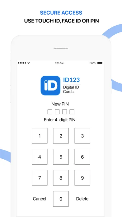 ID123 Digital ID Card App سکرین شاٹس