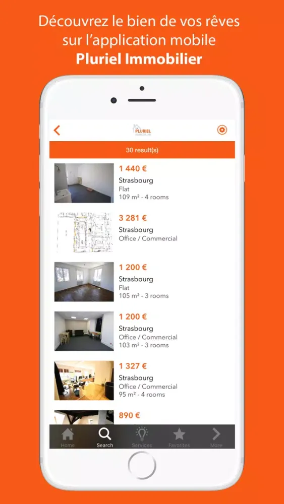 Zrzuty ekranu Pluriel Immobilier