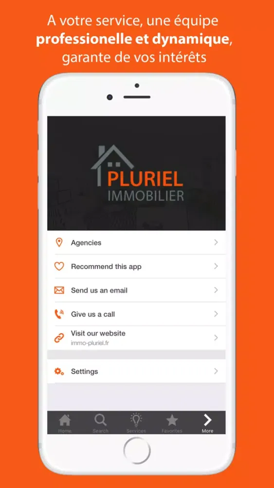 Zrzuty ekranu Pluriel Immobilier