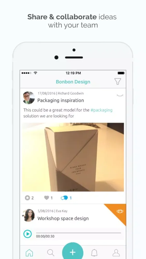 Idea Catcher - validate it, team chat & note app应用截图