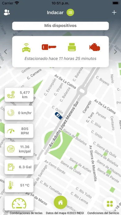 Indacar (GPS + Inteligencia) Screenshots
