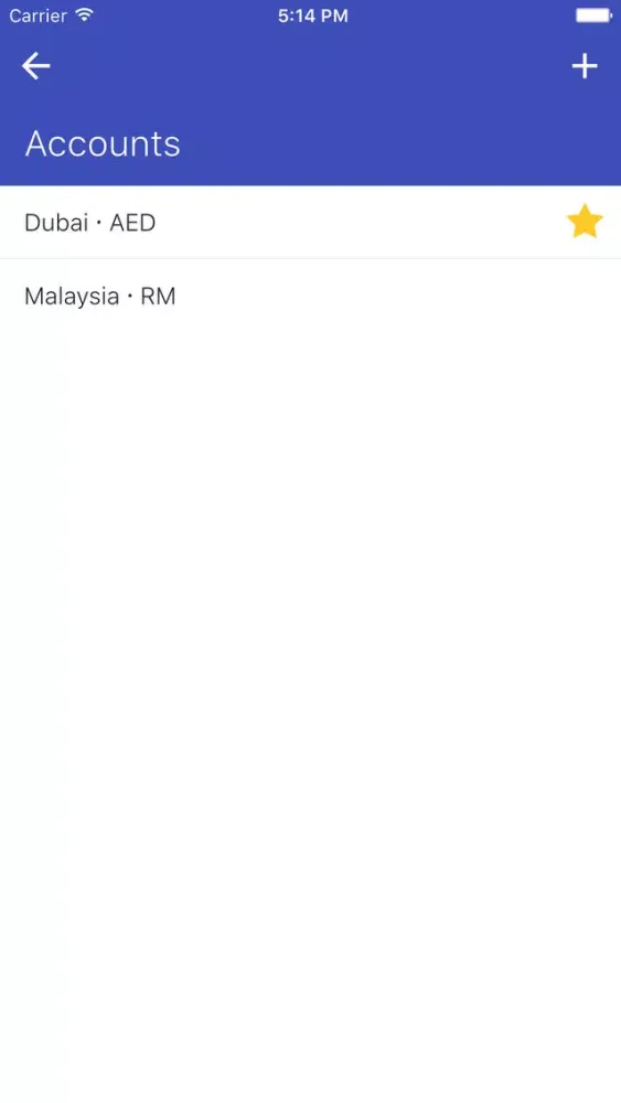Tangkapan layar Index Expense Tracker