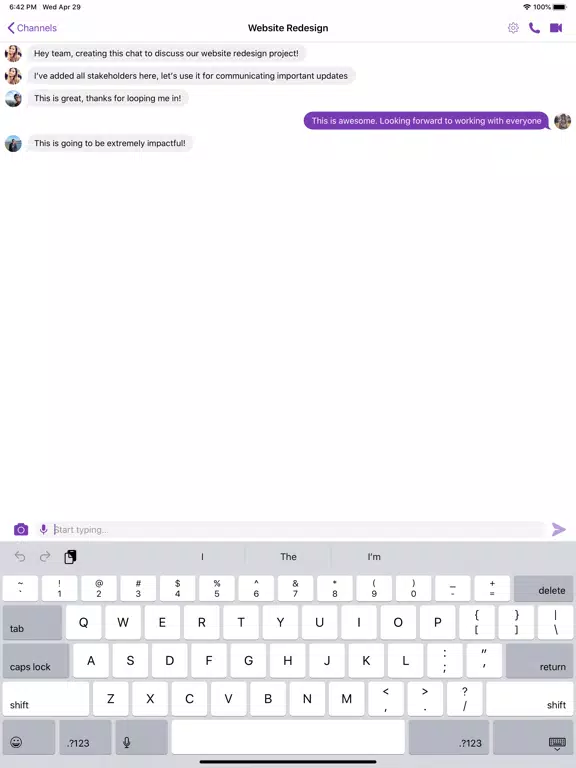 Remote Team iPad  স্ক্রিনশট