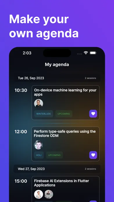Flutter Firebase Festival Ekran Görüntüleri