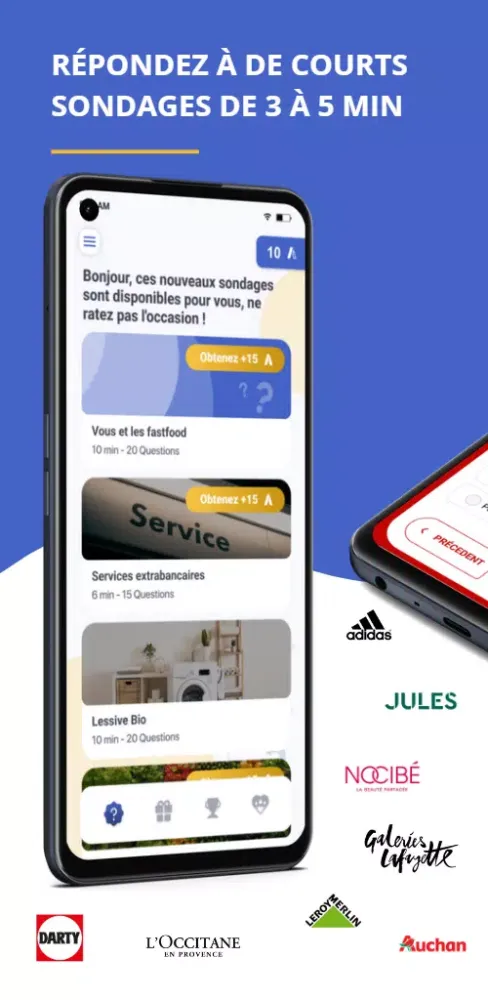 Answer-it Sondages Rémunérés سکرین شاٹس