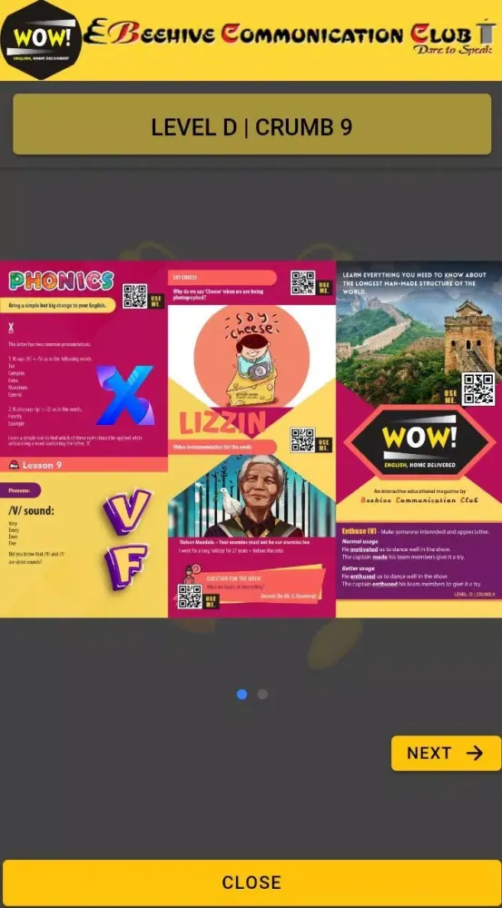 Capturas de pantalla de WoW! ENGLISH,HOME DELIVERED!