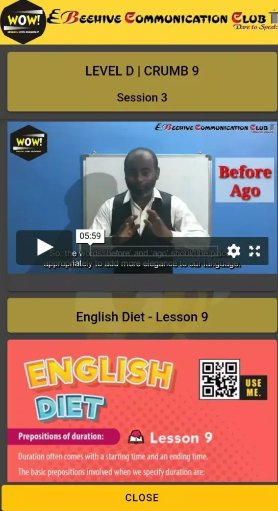 Capturas de pantalla de WoW! ENGLISH,HOME DELIVERED!