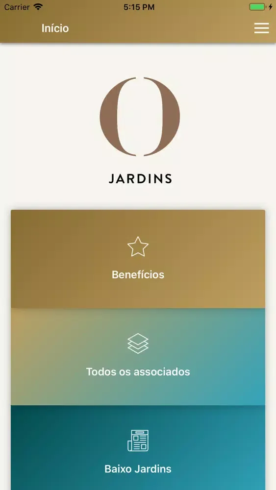 Ảnh chụp màn hình của Benefícios Jardins