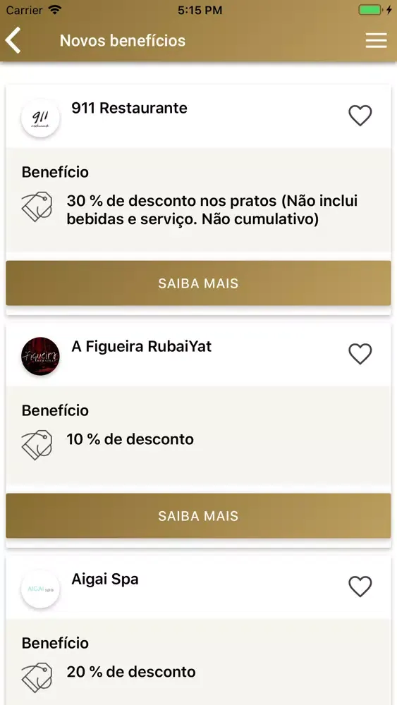Ảnh chụp màn hình của Benefícios Jardins