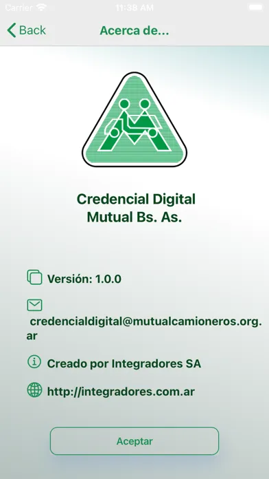 Credencial Mutual Bs As سکرین شاٹس