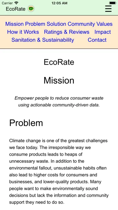 EcoRate স্ক্রিনশট