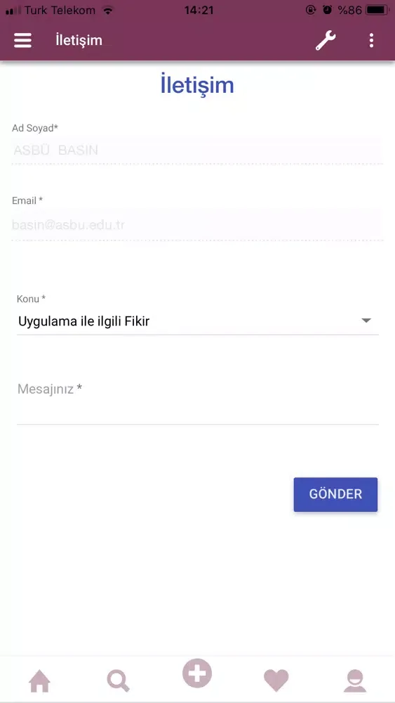 Tangkapan layar Kurumsal İletişim