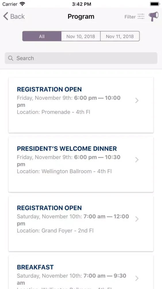 OAG 2018 Annual Conference スクリーンショット
