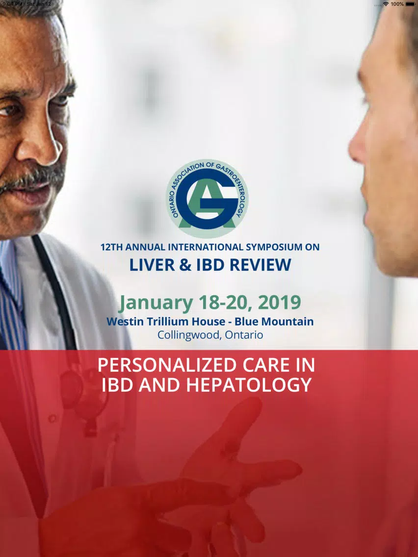 OAG 2019 Liver and IBD Review iPad 应用截图