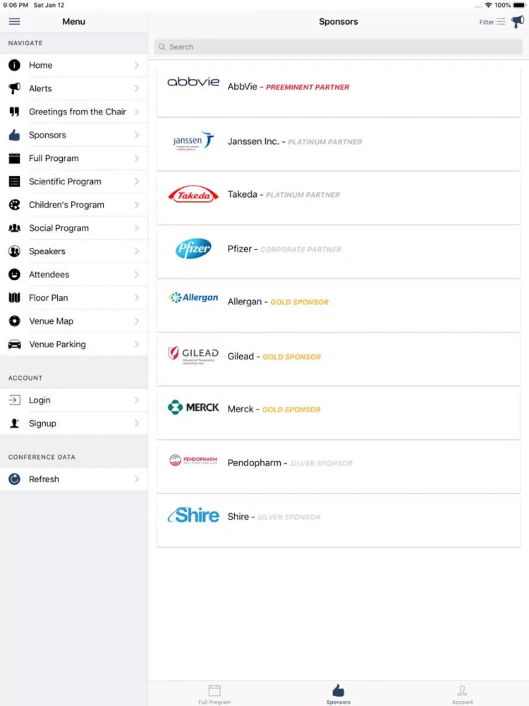 OAG 2019 Liver and IBD Review iPad  Screenshots