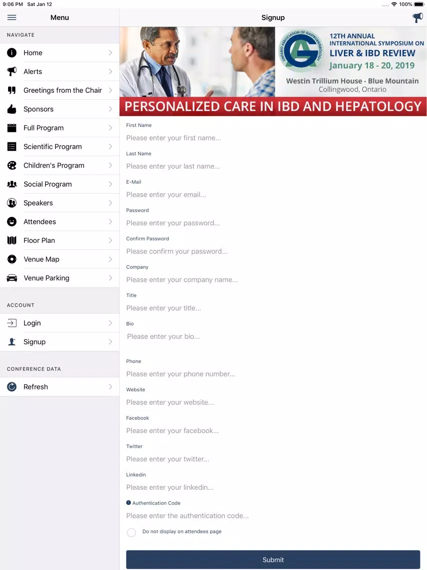 OAG 2019 Liver and IBD Review iPad 应用截图
