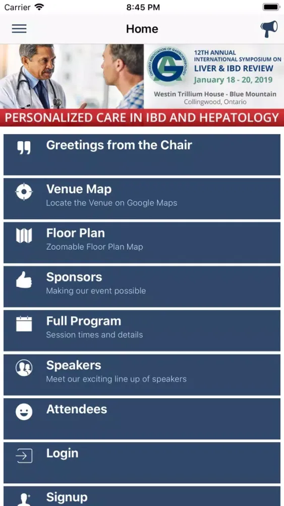 OAG 2019 Liver and IBD Review Screenshots