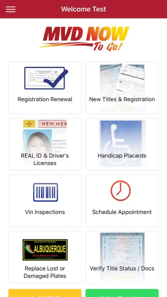 Motor Vehicle Department Screenshots
