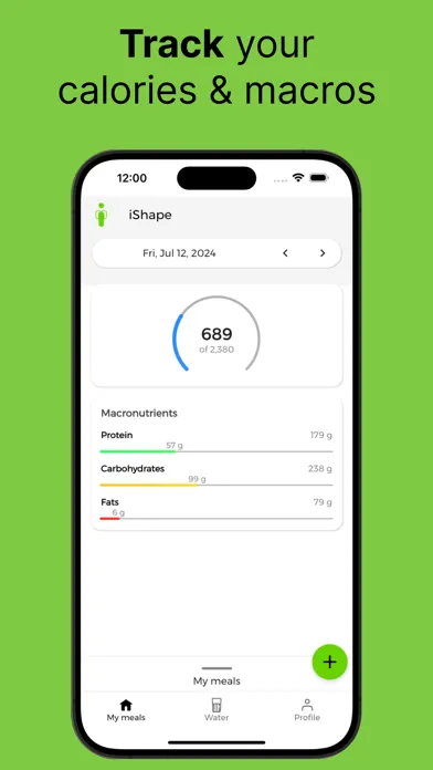 iShape - Macros Tracker Screenshots