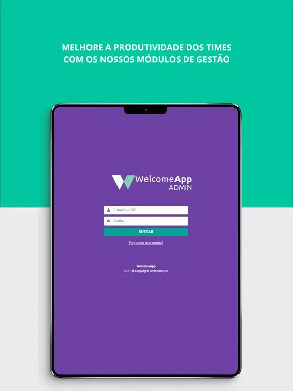 Ảnh chụp màn hình của Welcome_App iPad 