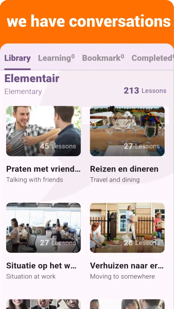 Captures d'écran de Dutch Listening & Speaking