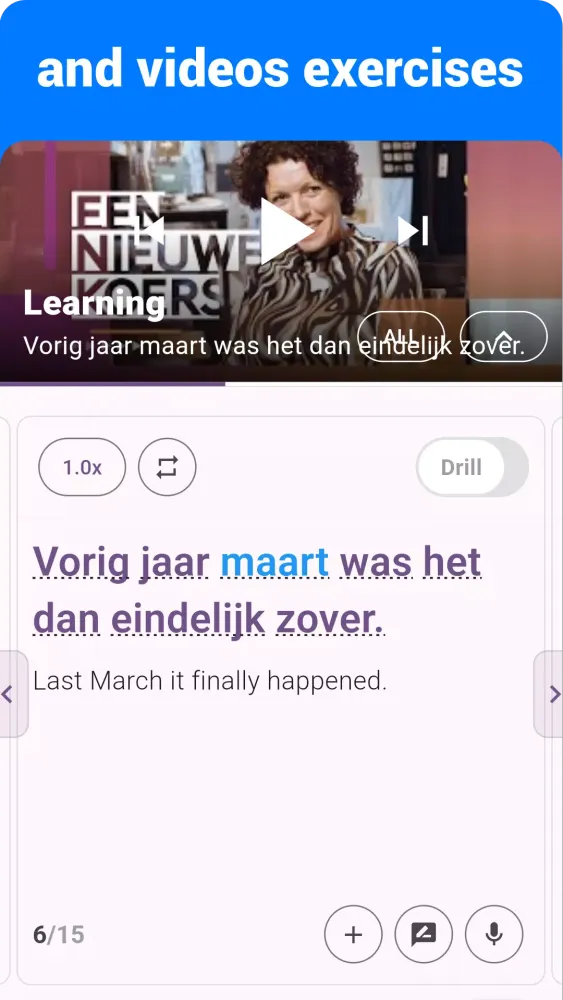 Captures d'écran de Dutch Listening & Speaking
