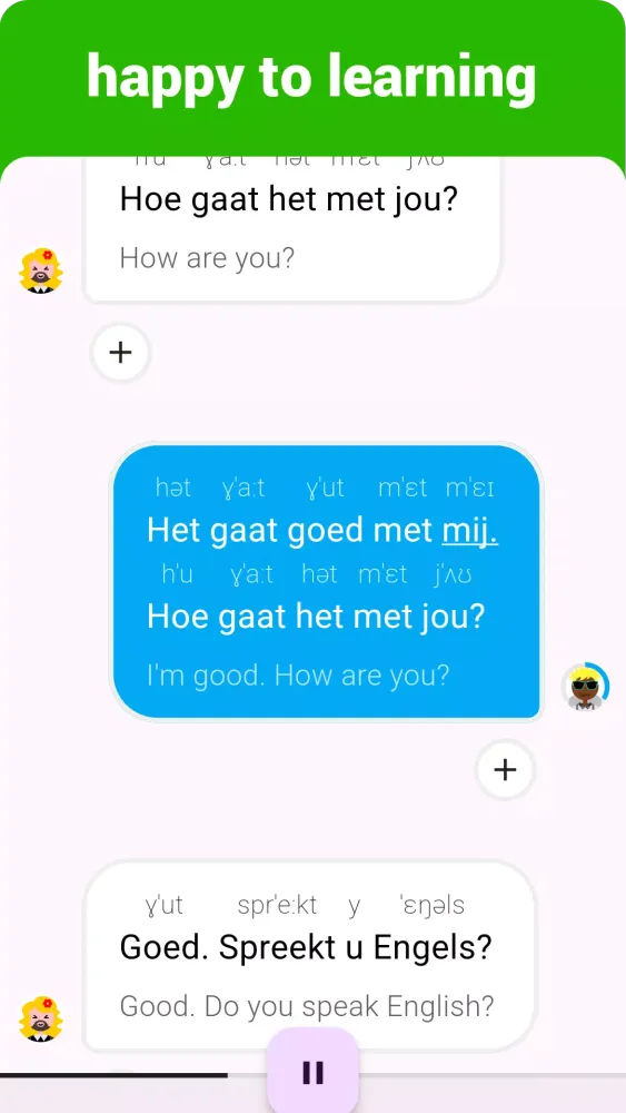 Captures d'écran de Dutch Listening & Speaking