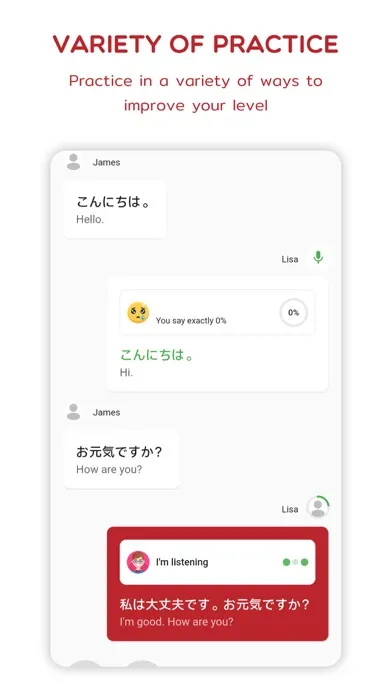 Tangkapan layar Japanese  - Listening Speaking