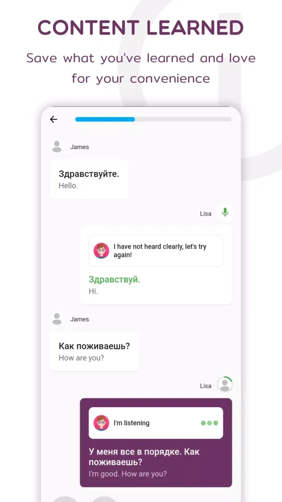 Capturas de pantalla de Russian